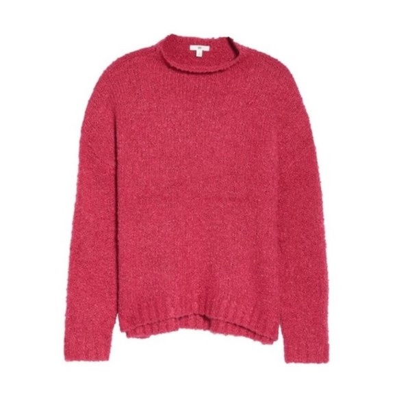 BP. Funnel Neck Bouclé Sweater - Picture 2 of 7